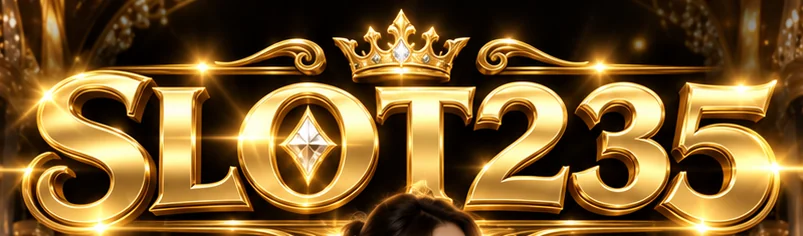 Logo SLOT235 berwarna emas